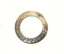 Carved Circle Mother Of Pearl, Sku#M3028