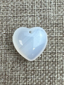 Quartz Heart Charm Sku#M2197