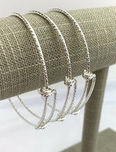 SS Adjustable Sparkle Bangle