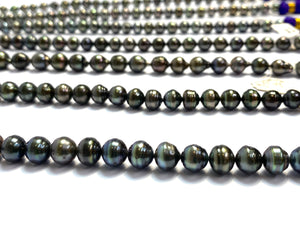 Shimmering, 8-12mm Tahitian Pearl Strands, Tahiti Pearls, Large SKU 962