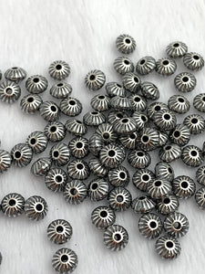 Corrugated Saucer Bead w/1.1mm Hole