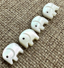 Mother of Pearl Elephant Beads Sku#M498