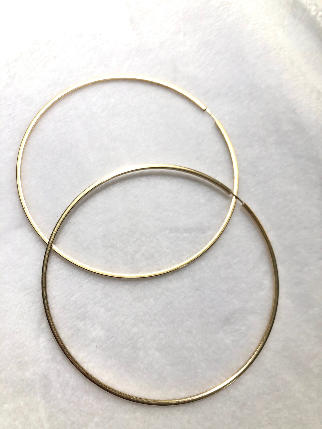 14KGF Hoop Earrings