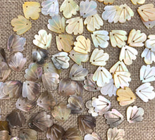 Mother of Pearl Leaf Charms