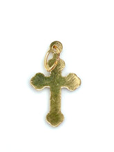 14KGF Cross Charm , Sku#2317-C