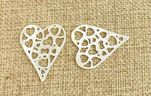 Mother of Pearl Heart Charm