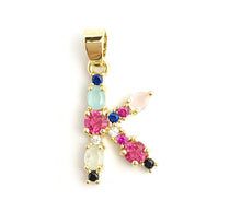 Gold Plated “K” Initial Pendant