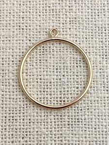 20mm Gold Filled Round Drop