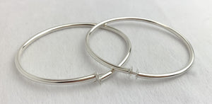 SS Flex Bangle w/6.0mm Cups