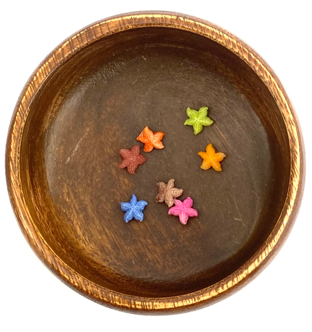 Mother Of Pearl Small Starfish Beads, Sku#M679