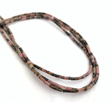 Black Vein Rhodochrosite Bead Strand Sku#M2768