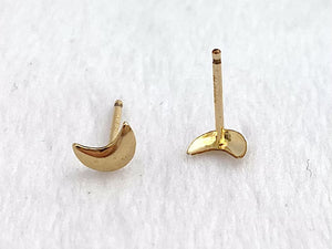 14kGF Moon Studs Sku#685-4