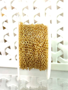 2.3mm Flat Open Cable, 14k Gold Filled, Sterling Silver, Sku#S1712F