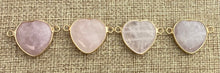 Rose Quartz Gold Plated Charm