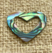 Abalone Heart Charm