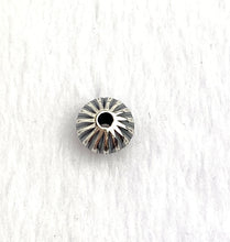 Corrugated Saucer Bead w/1.5mm Hole