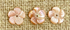 Mother of Pearl Flower Charm