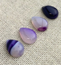 Purple Banded Agate Cabochon