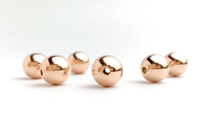 14k Rose Gold Filled 10mm Bead