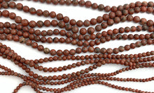 Sesame Red Jasper Bead Strand