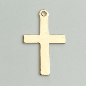 14k Gold Filled Cross Charm
