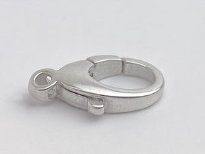 Sterling Silver Medium Oval Cast Balloon Clasp