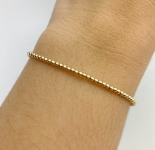 14k Gold Filled Beaded Stretchy Bracelet