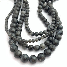 Black Labradorite Bead Strand M2900