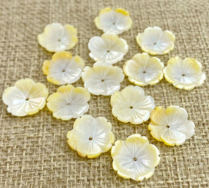 Mother of Pearl Flower Charm Sku#M80