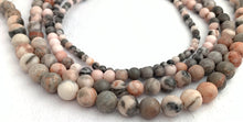 Pink Travertino Alhambra Bead Strand Sku#M2911