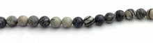 Black Net Jasper Bead Strand