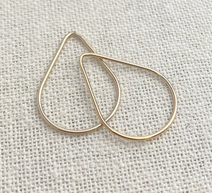 14k GF Teardrop Jump Ring 1.02x29x20mm CL