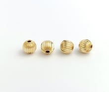 8mm Straight Corrugated Bead