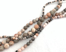 Pink Travertino Alhambra Bead Strand Sku#M2911