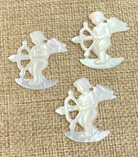 Mother of Pearl Cupid Charm