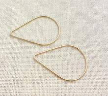 14k Gold Filled Teardrop Jump Ring CL 1.02x37.5x25mm