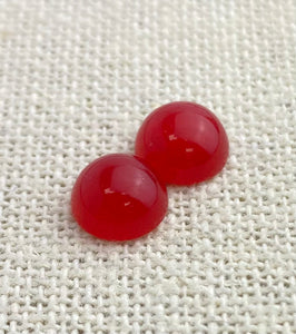 Ruby Circle Cabochon