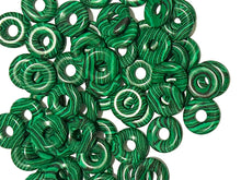 Malachite Donut Bead, Sku#BG138