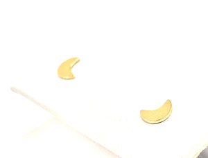 14KGF moon earrings, SKU#167.020-4