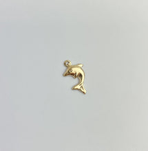 14k Gold Filled Dolphin Charm Hooplet