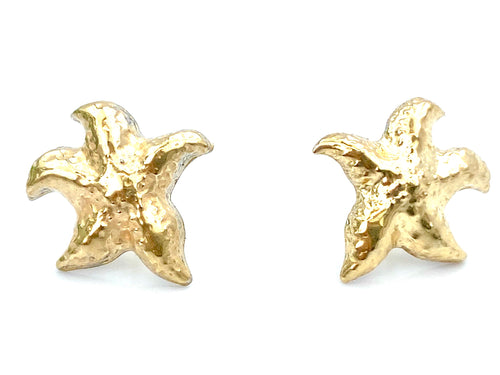 14KGF Starfish Studs , Sku#T133-1
