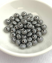 Corrugated Saucer Bead w/1.5mm Hole