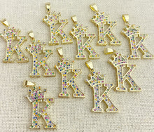 Gold Plated “K” Initial Pendant