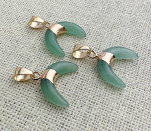 Green Aventurine Gold Plated Pendant
