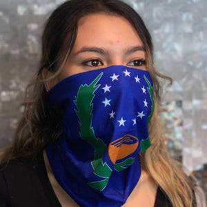 Pohnpei State Flag Face Mask, Neck Gaiter, Scarf, etc.