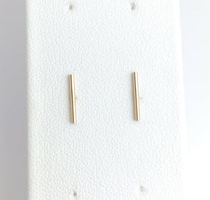 14k Gold Filled Bar Post Earring