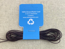 100% Recycled Ocean Plastic Cord 0.8mm