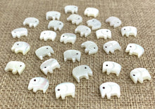 Mother of Pearl Elephant Beads Sku#M498