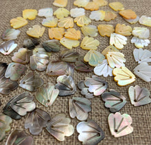 Mother of Pearl Leaf Charms