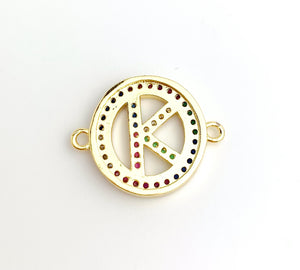 Gold Plated Initial Charm